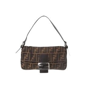 FENDI Mamma Bucket Handbag Zucca Brown
